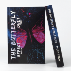 Custom Book Printing Service Painted Sprayed Edge Custom Special Edition Novel Sprayed Edge Book