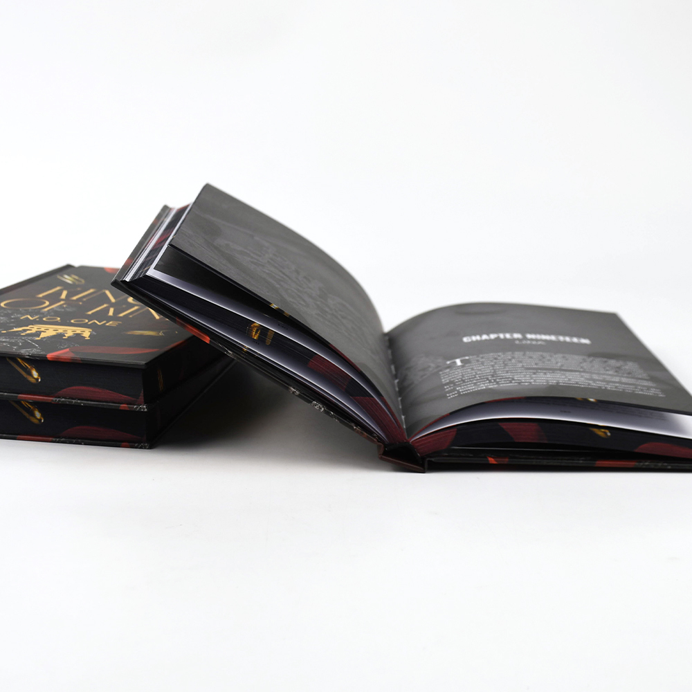 Custom Book Printing Service Painted Sprayed Edge Custom Special Edition Novel Sprayed Edge Book