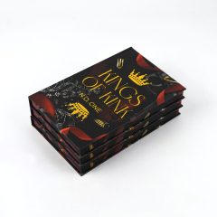 Custom Book Printing Service Painted Sprayed Edge Custom Special Edition Novel Sprayed Edge Book