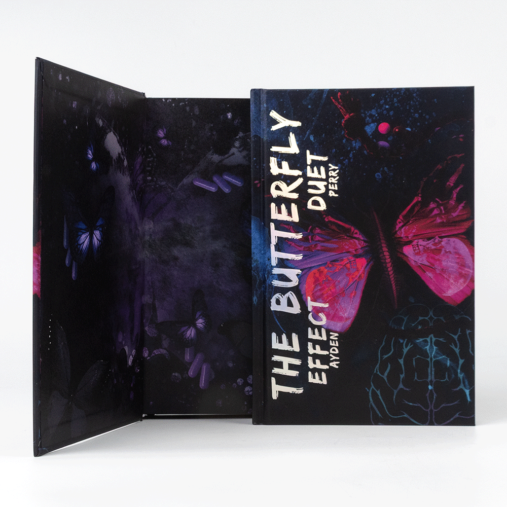 Custom Book Printing Service Painted Sprayed Edge Custom Special Edition Novel Sprayed Edge Book