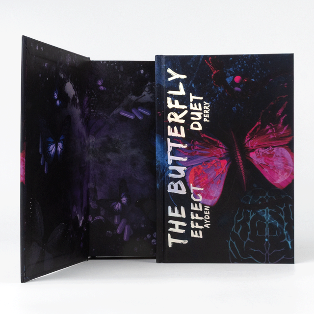 Custom Book Printing Service Painted Sprayed Edge Custom Special Edition Novel Sprayed Edge Book