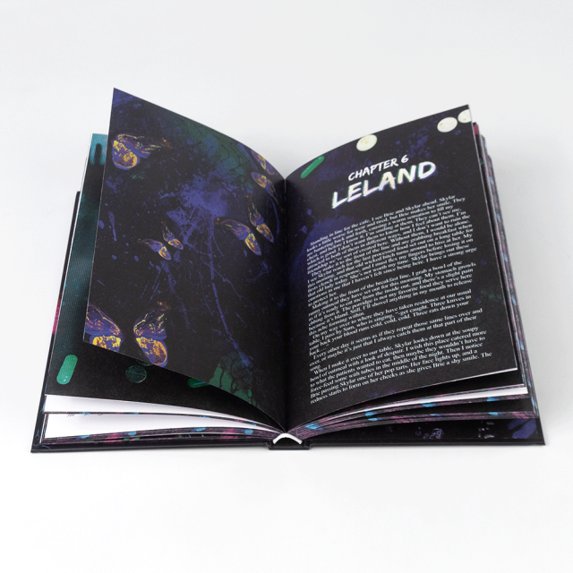 Custom Book Printing Service Painted Sprayed Edge Custom Special Edition Novel Sprayed Edge Book