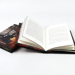 China Printer Offer Custom Book Printing Services Hardcover Books with Painted Sprayed Edge Novel Book Printing