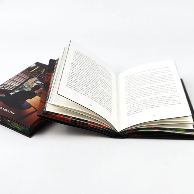 China Printer Offer Custom Book Printing Services Hardcover Books with Painted Sprayed Edge Novel Book Printing