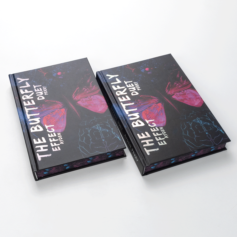 Custom Book Printing Service Painted Sprayed Edge Custom Special Edition Novel Sprayed Edge Book