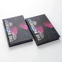 Custom Book Printing Service Painted Sprayed Edge Custom Special Edition Novel Sprayed Edge Book