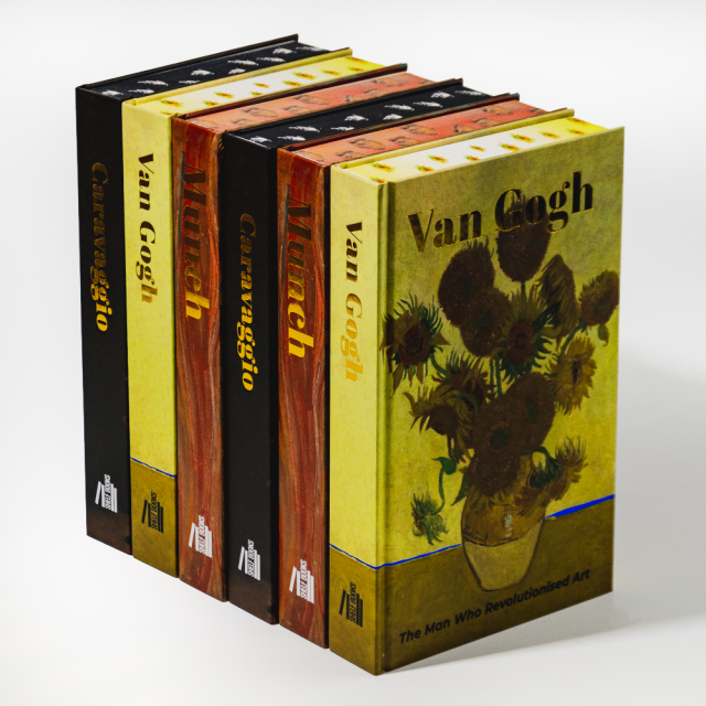 Precious Gold Sprayed Edge Hardcover Book Color Printing Hardcover Novel Book Custom Printing
