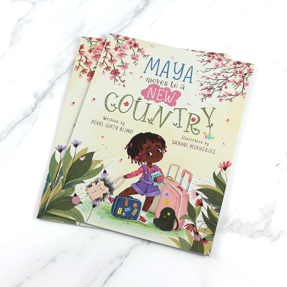 Service d'impression de livres pour enfants en anglais, couverture souple et couleurs complètes