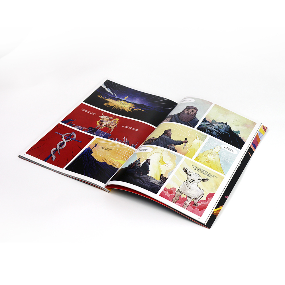 High Quality Customized Softcover Comic/Mango Book Printing in Full Coloring