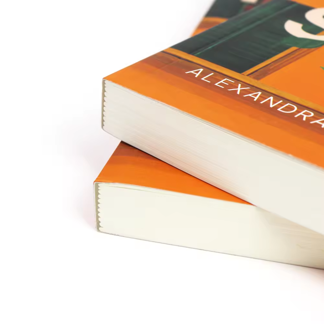 Impression de livres brochés avec couverture souple, pelliculage brillant 12PT