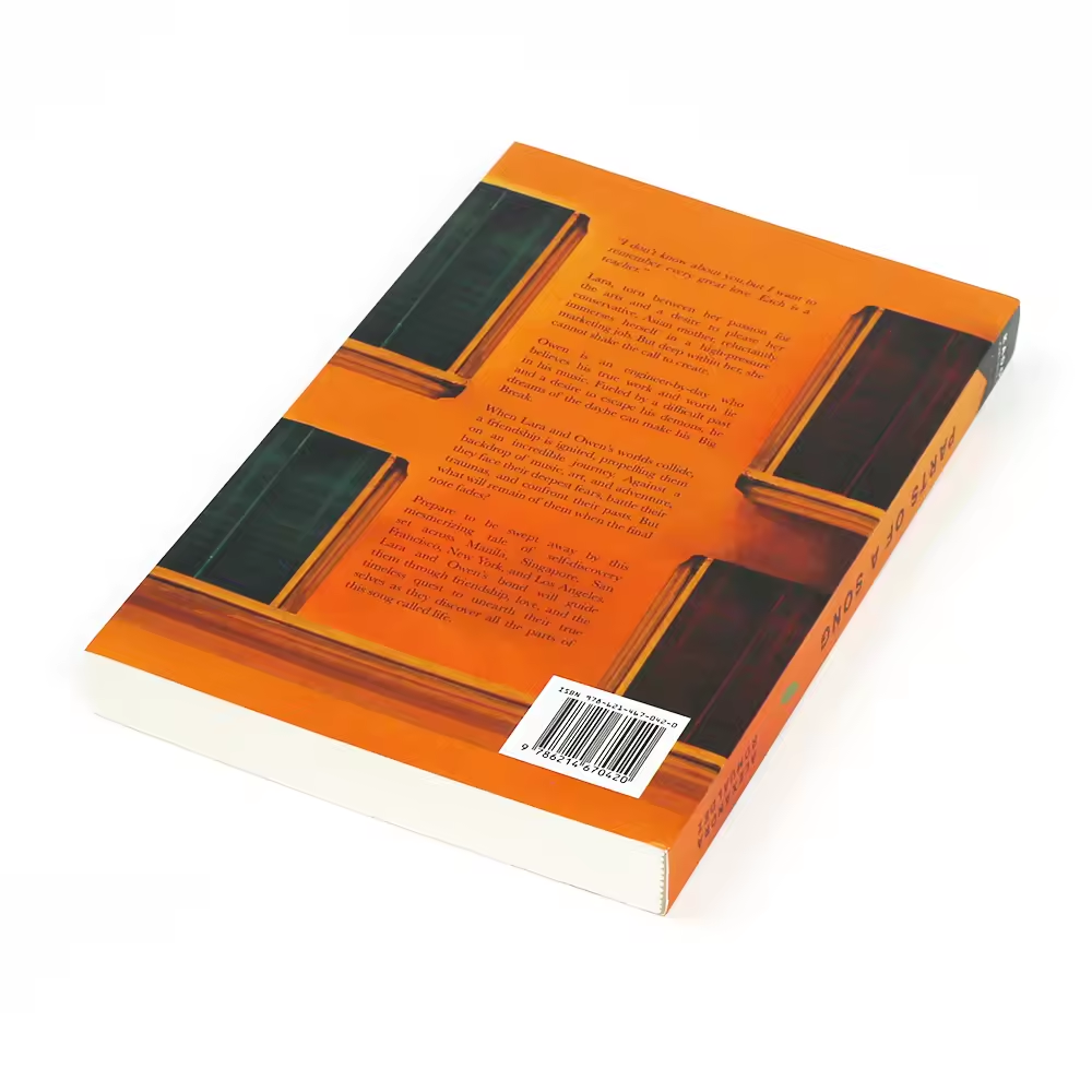 Impression de livres brochés avec couverture souple, pelliculage brillant 12PT