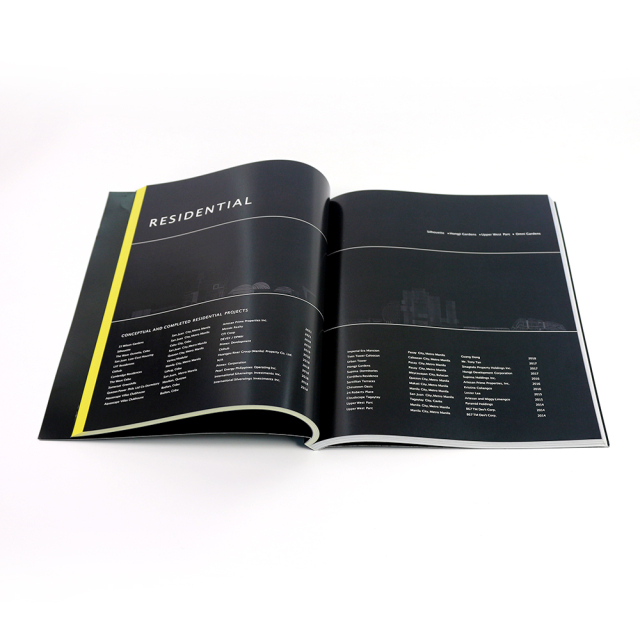 Catalogue de produits, magazine, livre, impression offset haute qualité, pelliculage, imprimante pour magazines, papier et carton, 5 à 7 jours