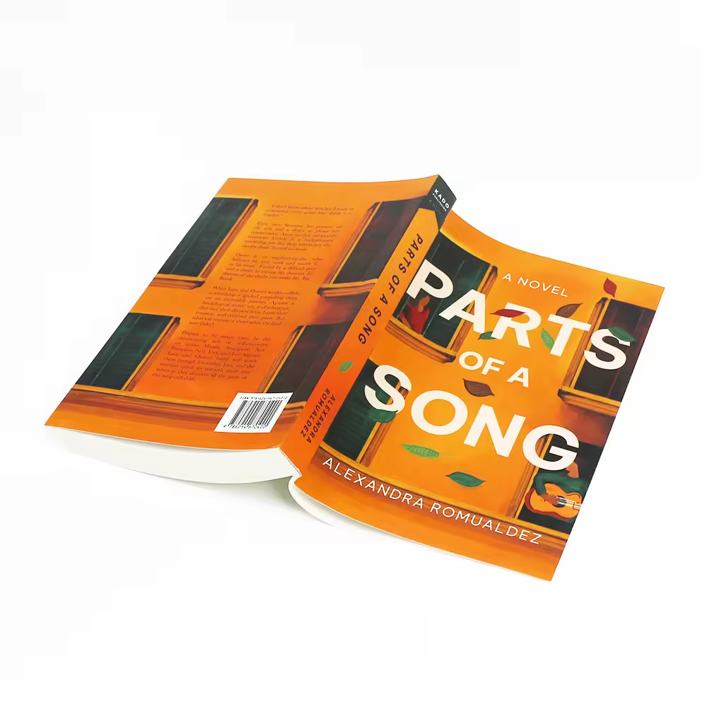 Impression de livres brochés avec couverture souple, pelliculage brillant 12PT