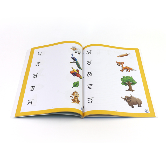 Custom Book Printing Service Soft Cover Fancy Art Surface Children Book Easy English Story Book for Kids