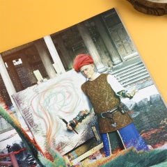 Bande dessinée adulte personnalisée à couverture rigide, impression manga holographique sur papier kraft et papier offset de qualité supérieure.
