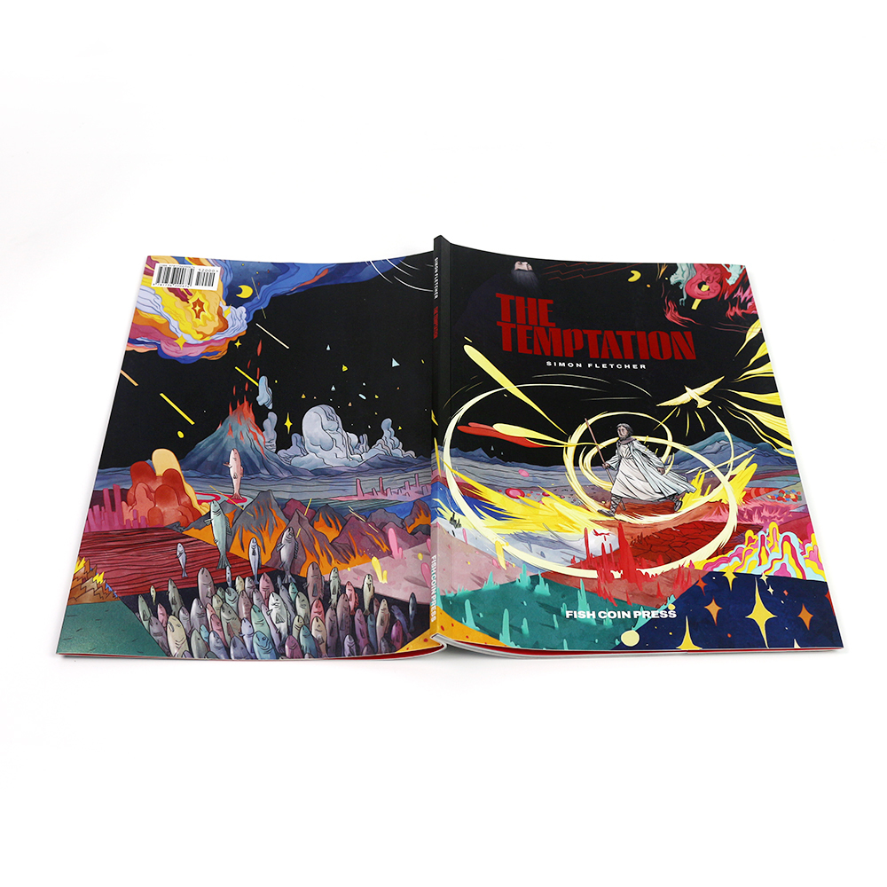 High Quality Customized Softcover Comic/Mango Book Printing in Full Coloring