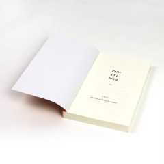 Impression de livres brochés avec couverture souple, pelliculage brillant 12PT
