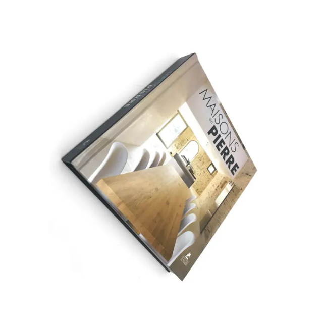 Livres de table basse de haute qualité, livres décoratifs, livres de luxe, impression flexographique en gros personnalisable, couverture rigide