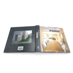 Livres de table basse de haute qualité, livres décoratifs, livres de luxe, impression flexographique en gros personnalisable, couverture rigide