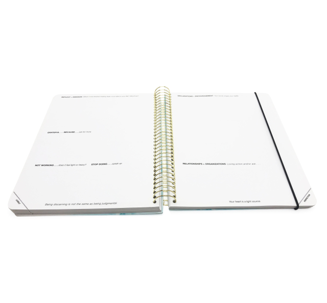 Spiral Book Printing and Wire-O Kraft Binding with Custom Size Gold Stamped Hardcover Spiral Notebook and Journal Options