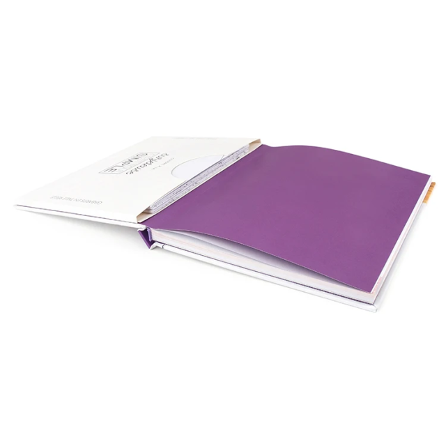 Qualité garantie Couverture rigide à dos carré Impression flexographique Offset Papier carton pelliculé mat Reliure cousue Logo personnalisé