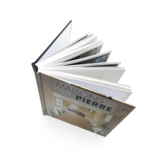 Livres de table basse de haute qualité, livres décoratifs, livres de luxe, impression flexographique en gros personnalisable, couverture rigide