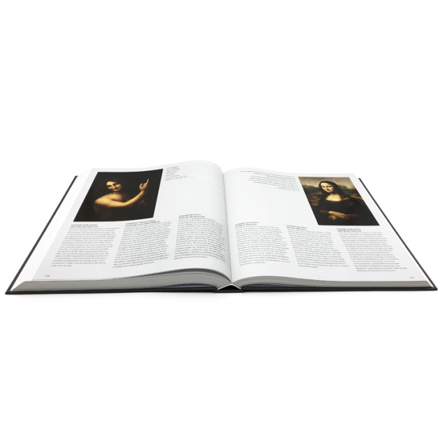 Impression de livres d'art haut de gamme pour livres de peinture haute résolution et monographies d'artistes, avec reliure cousue et papier d'art de qualité supérieure.