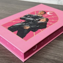 Paperback Book Manufacturer Custom Print Sprayed Edges and Patterned Edge Hardcover Book Printing