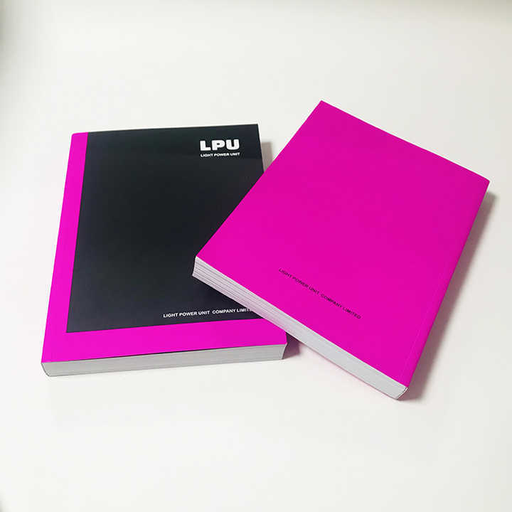 Impression de livres brochés professionnels de haute qualité, reliure parfaite