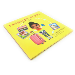 Custom Full Color Sewing Bound Offset Printed Film Laminated Custom Logo Kids Books Printing Services Hardcover Board Book