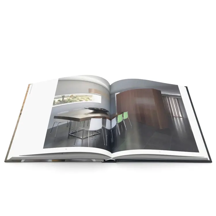 Livres de table basse de haute qualité, livres décoratifs, livres de luxe, impression flexographique en gros personnalisable, couverture rigide