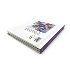 Qualité garantie Couverture rigide à dos carré Impression flexographique Offset Papier carton pelliculé mat Reliure cousue Logo personnalisé