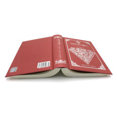 Impression personnalisée à chaud de catalogues musulmans, faux livres décoratifs, livre blanc islamique, impression flexographique, livre de table basse à couverture rigide
