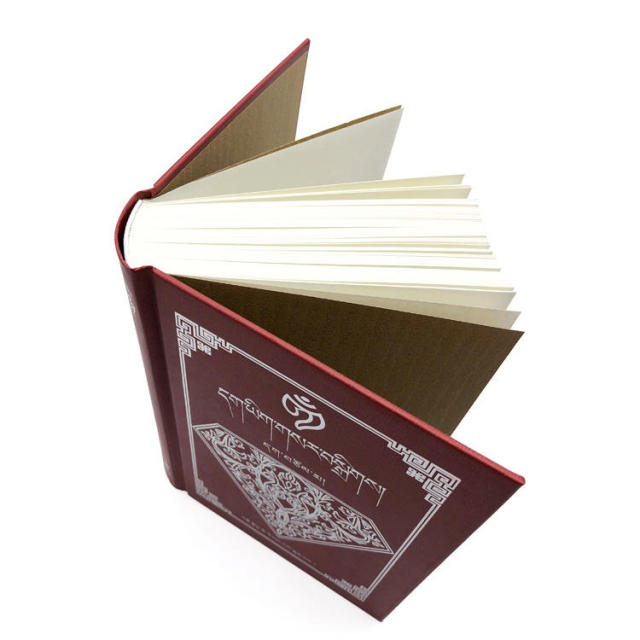 Impression personnalisée à chaud de catalogues musulmans, faux livres décoratifs, livre blanc islamique, impression flexographique, livre de table basse à couverture rigide