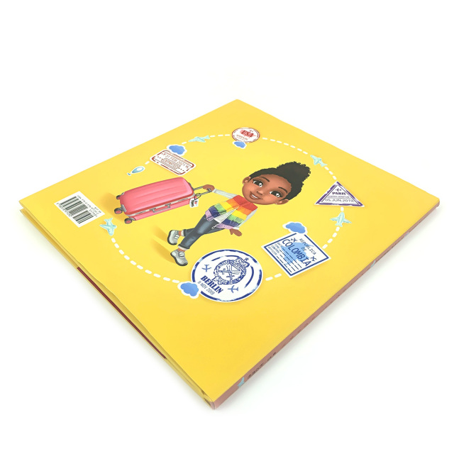 Custom Full Color Sewing Bound Offset Printed Film Laminated Custom Logo Kids Books Printing Services Hardcover Board Book