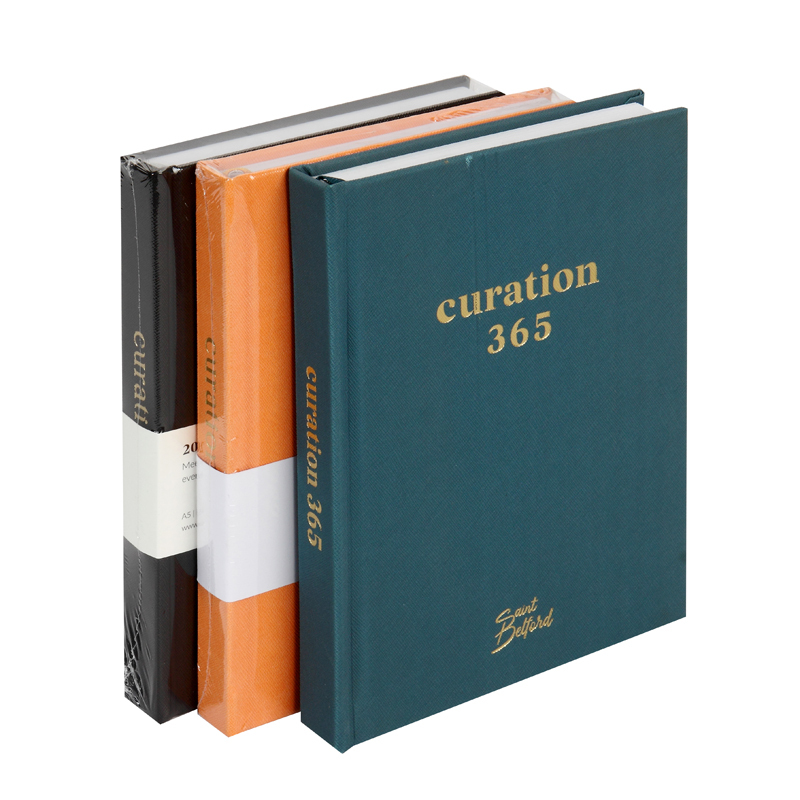 Factory Direct  Hardcover PU Leather A5 Notebook with Gold Stamping Planner Notebook Daily Notebook Printing