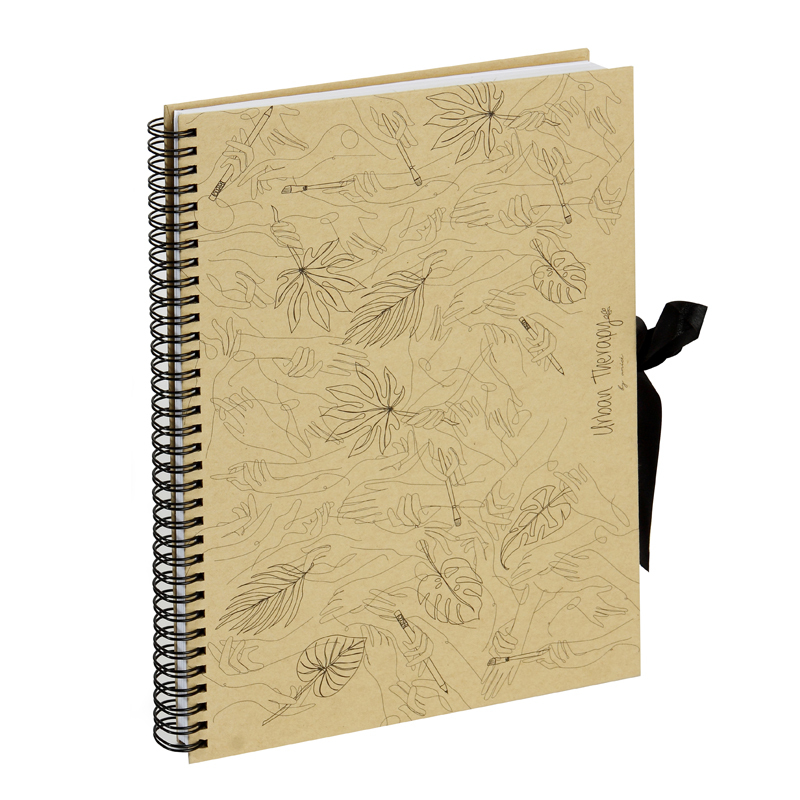 Carnet à couverture rigide personnalisé avec impression de cahiers à spirale