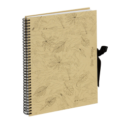 Carnet à couverture rigide personnalisé avec impression de cahiers à spirale