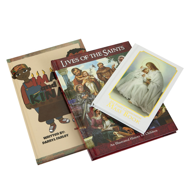 Printing Factory Customized Cardboard Book Printing Children's Full-color Hardcover and Spray-edged Book Printing Services