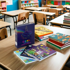 Custom Cheap Hardcover Books Printing Services Brochures Softcover Paperbacks Board Books Coloring Children Book Printing
