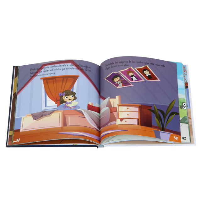 Custom Cheap Hardcover Books Printing Services Brochures Softcover Paperbacks Board Books Coloring Children Book Printing