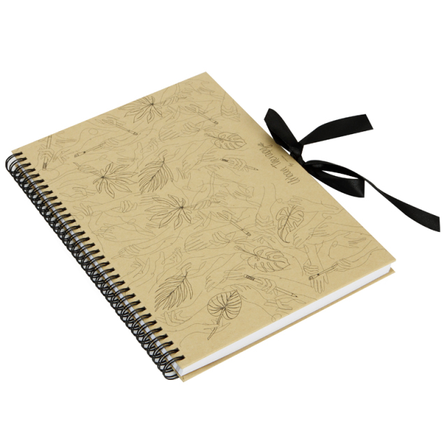 Carnet à couverture rigide personnalisé avec impression de cahiers à spirale