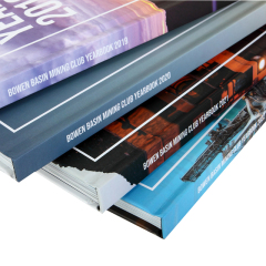 Custom Hardcover Novel Book Printing Services From Factory Featuring Fancy Paper and Painted Sprayed Edge