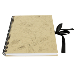 Carnet à couverture rigide personnalisé avec impression de cahiers à spirale