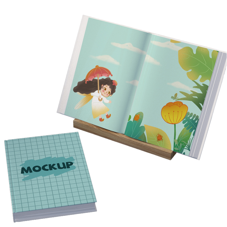High Quality Custom Children's Book Printing Perfect Binding Hard Cover Cardboard Environmentally Friendly Ink From Factory