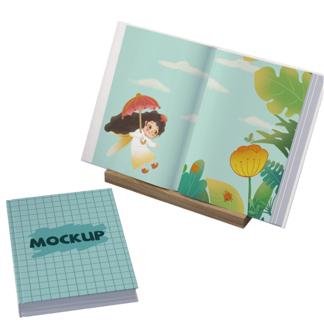 High Quality Custom Children's Book Printing Perfect Binding Hard Cover Cardboard Environmentally Friendly Ink From Factory