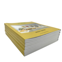 Factory Customized Soft Cover Magazine Perfect Binding Printed Fancy Offset Cardboard Film Lamination Catalog Brochure Printing