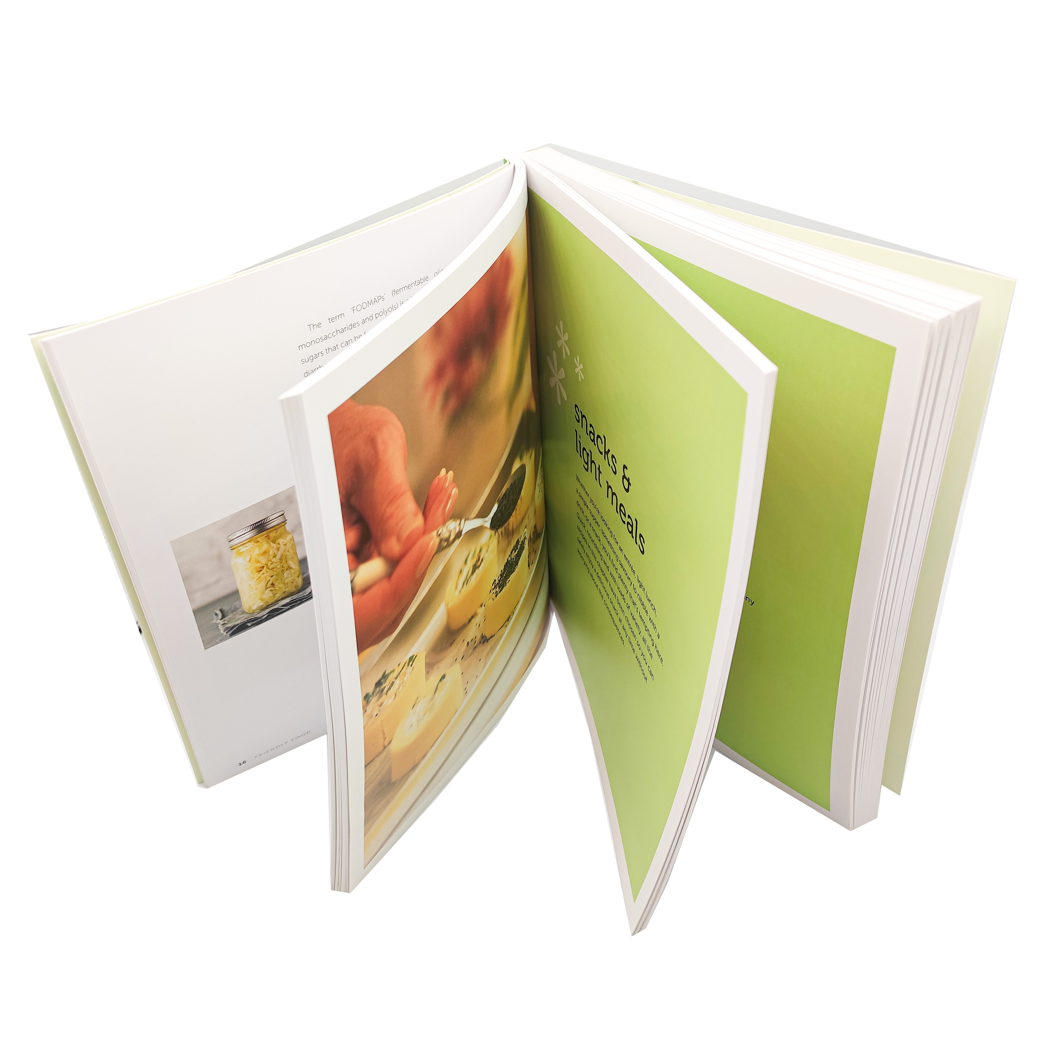 High-quality Hardcover Recipe / photography / art / coffeeTable Book Printing Cooking Book Custom Offset Printing Paper Cardboard