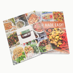 Customized Kitchen Cooking Recipe Book Spiral Binding Kraft Paper DIY Book Printing Create Your Own Personal Cookbook