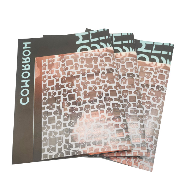 Customized Printed Plastic Booklet Saddle Binding Promotional Brochure Offset and Digital Printing on Cardboard Offset Paper